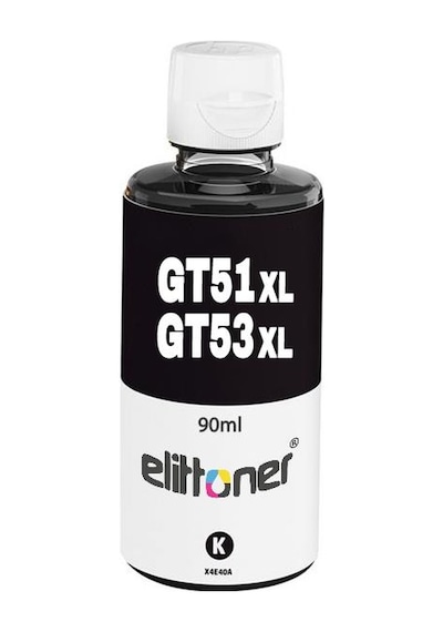 Elittoner Hp Mürekkep Gt53xl - Gt51xl Black 90ml
