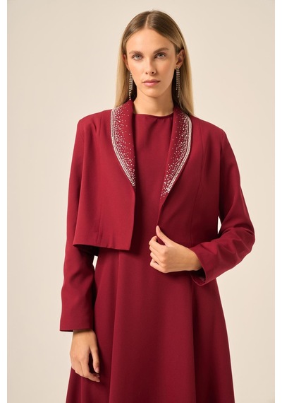 Ftz Women Kadın Ceket Elbise Takım Bordo 31210 Bordo