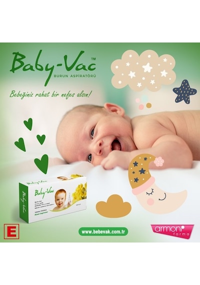 Baby-vac Burun Aspiratörü, Elektrik Süpürgesi İle Çalışır.