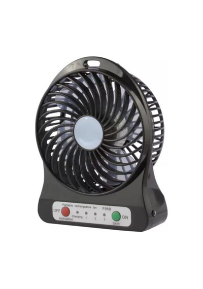 Pilli Şarjlı On/off Tuşlu Usb Vantilatör Pvc Kasa Uyumlu