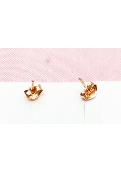 Oriental Kuyumculuk Jewellery Rose Kalp Küpe Rose