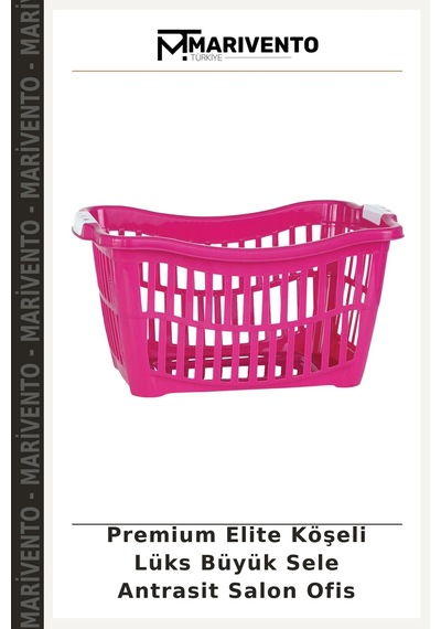 Premium Elite Köşeli Lüks Büyük Sele Antrasit Salon Ofis Çok Renkli