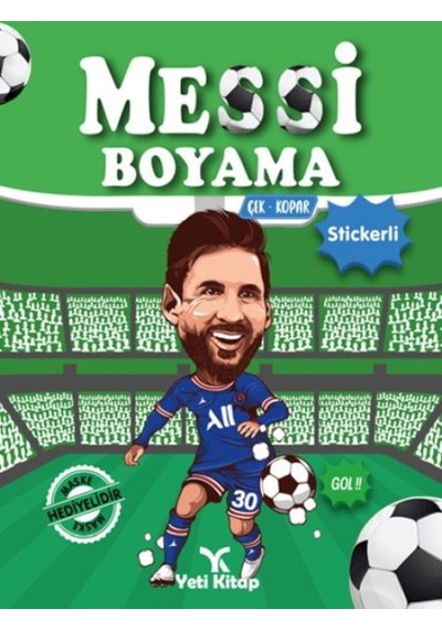 Messi Boyama Kitabı - Yqbx-633114