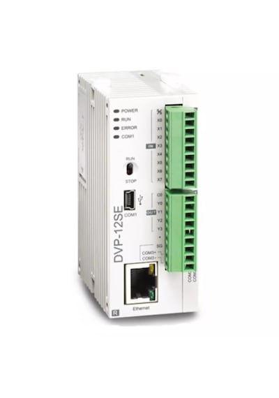 Delta Dvp12se11r 8 Giriş 4 Röle Çıkış Ethernetli Plc Modülü 1 Adet