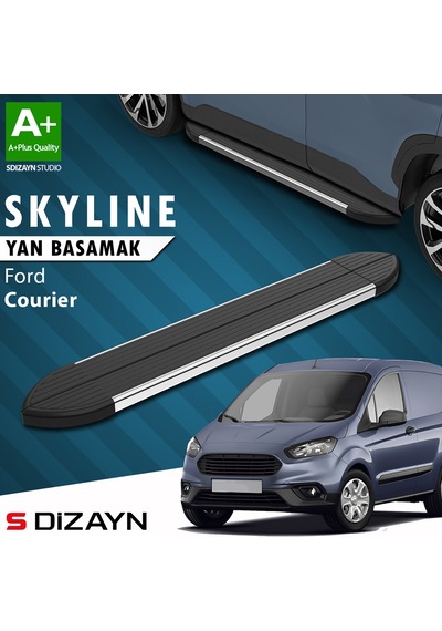 S-dizayn Ford Courier Skyline Krom Yan Basamak 173 Cm 2014-2023 A+ Kalite