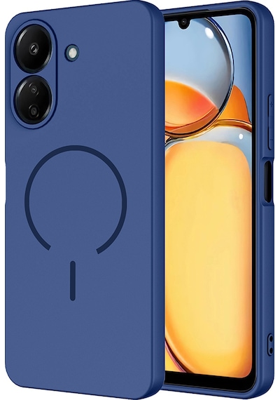 Redmi 13c Kılıf M-safe Şarj Özellikli Rba Meta Kapak - Rose Pembe Rose Pembe