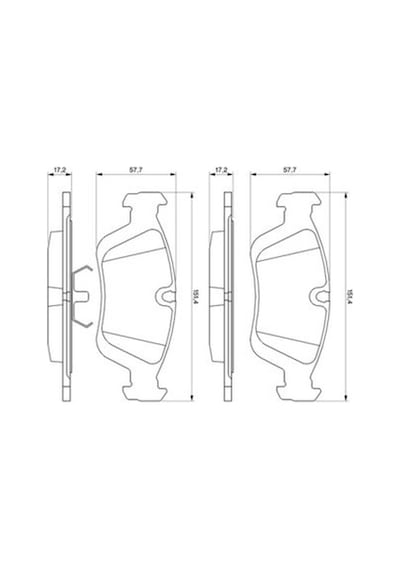 Bmw 3 E46 320ci 2.0 1998-2002 Bosch Ön Balata 21292