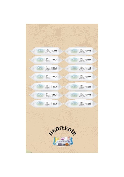 Bio Natural Yenidoğan Islak Bebek Bakım Havlusu 14x40 560 Yaprak