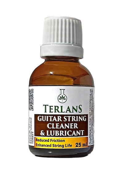 Terlans Gitar Teli Temizleyici Koruyucu Yağlayıcı 25 ML + Mikrofiber Bez Guitar String Lubricant