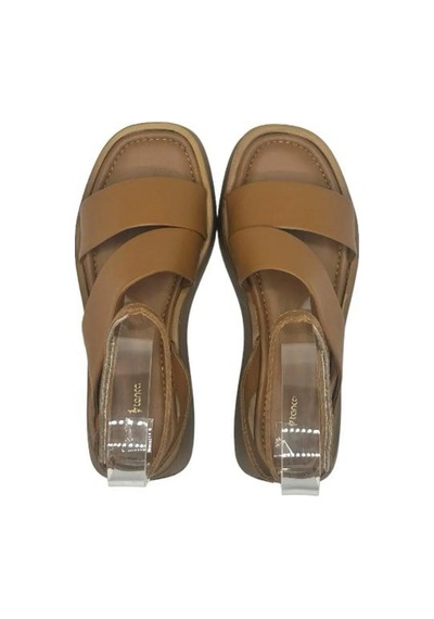 Kemal Tanca 862 M-48 Kadın Dolgu Topuklu Sandalet Taba
