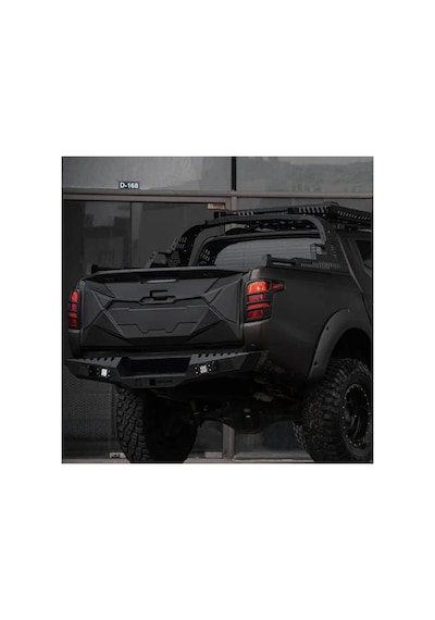 Mitsubishi L200 2015+ Bagaj Kapağı Kaplama Kabartma Abs Koruyucu Siyah Dış Aksesuar