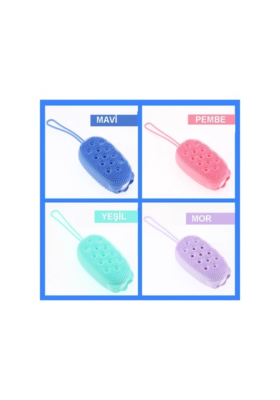 Karas Silikon Banyo Lifi Süngerli