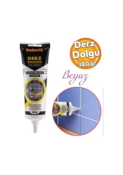 Beyaz Hazır Derz Dolgu Seti 2 Adet 400 Gr 1 Adet Derz Kazıyıcı Fayans Arası Temizleme Yenileme Seti