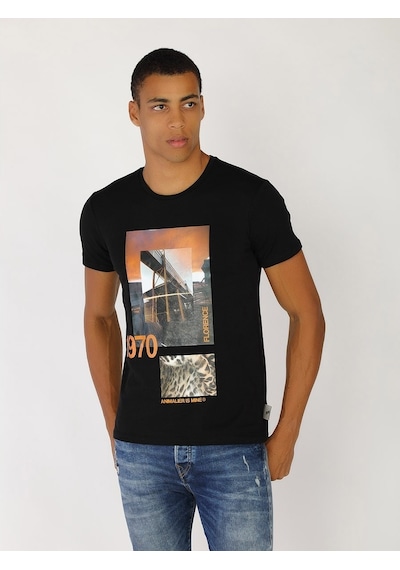 Roberto Cavalli Erkek Tshirt /M.Rob.0421.14024 Siyah