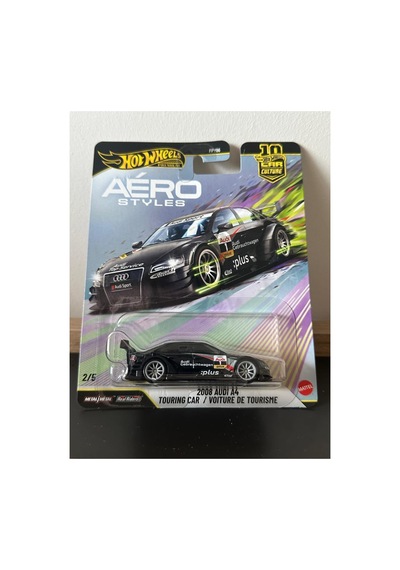 Hot Wheels 2008 Audi A4 Touring Car Aero Styles  Siyah