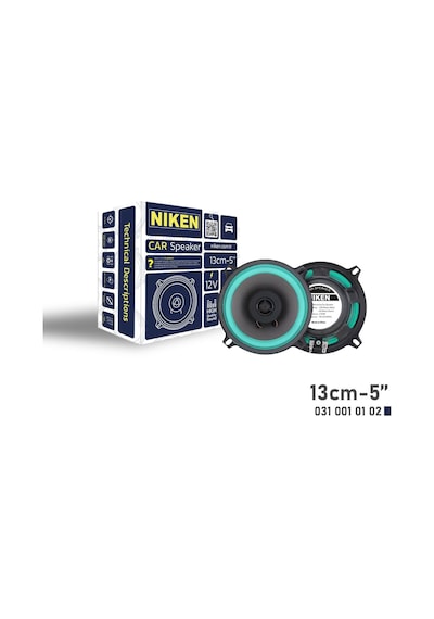 Araç Hoparlörü Kolon 13Cm 5Inc 130Watt Niken 2 Adet
