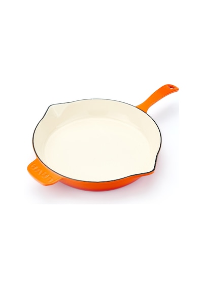 Lava Döküm Yuvarlak Kızartma Tavası Döküm Demir Yekpare Saplı Edition Serisi Çap Ø 30cm. 001