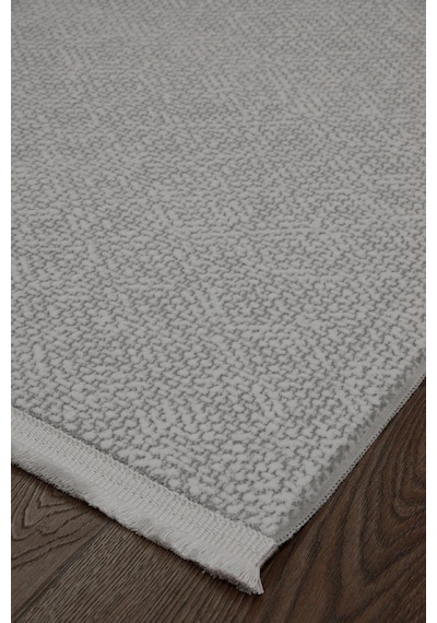 Kashe Halı Harmony 6036 Gri Salon Halısı Oturma Odası Halısı Koridor Halısı Mutfak Halısı Modern Makine Halısı Gri