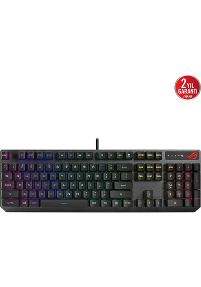 Rog Rx Switchler İle Uyumlu Pbt Doubleshot 123 Adet Keycap Set