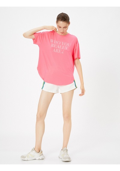 Koton Oversize Spor Tişört Slogan Baskılı Bisiklet Yaka Kısa Kollu Neon Pembe 4wak10121nk Neon Pembe Koton Oversize Spor Tişört Slogan Baskılı Bisiklet Yaka Kısa Kollu Neon Pembe 4wak10121nk Neon Pembe