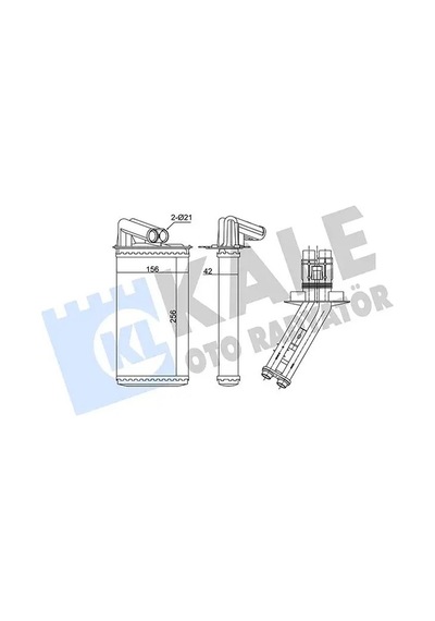 Renault Laguna 1 Kalorifer Petegi 2.0 1995-2002 Kale 348460