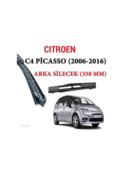 Citroen C4 Picasso Arka Silecek 2006-2016 N11.621
