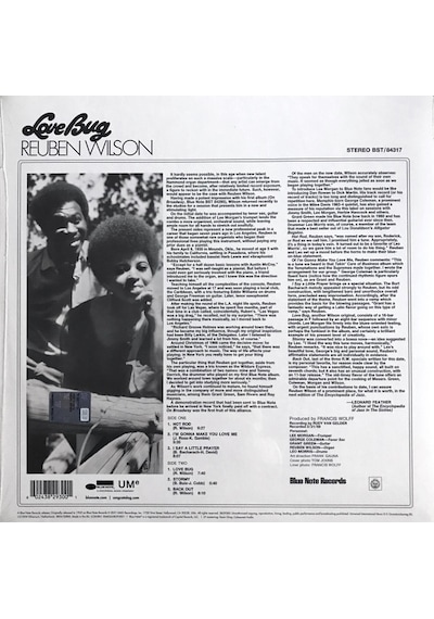 Reuben Wilson - Love Bug - 33 LP Albüm