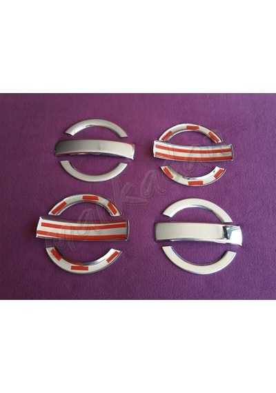 Woc Chrome Fiat Doblo Krom Kapı Kolu 2000-2012 4 Kapı Paslanmaz Ç