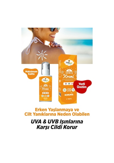 Tubalife Uva - Uvb Koruyucu Güneş Kremi SPF50+ 150 ML