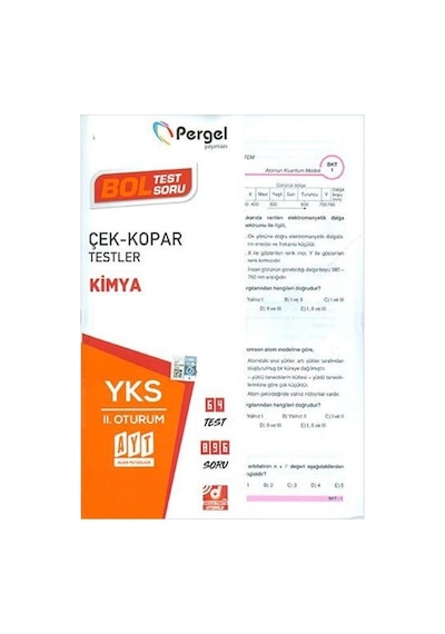 AYT Kimya Çek Kopar Testler -  Pergel