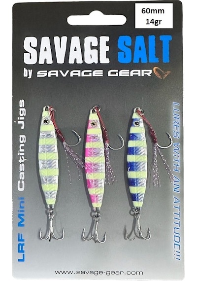 Savage Gear 14gr Psycho Sprat Lrf Jig 3 Adet Turkish Zebra Mix
