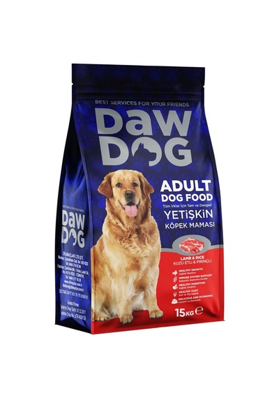 Yetişkin Köpek Maması - Dawdog - Kuzu Etli/prinçli - 15 Kg