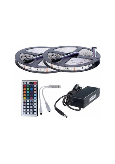 Şerit Led Rgb 10 Metre Set 44 Tuş'Lu Kumanda 20 Renk (3) Çip 5050