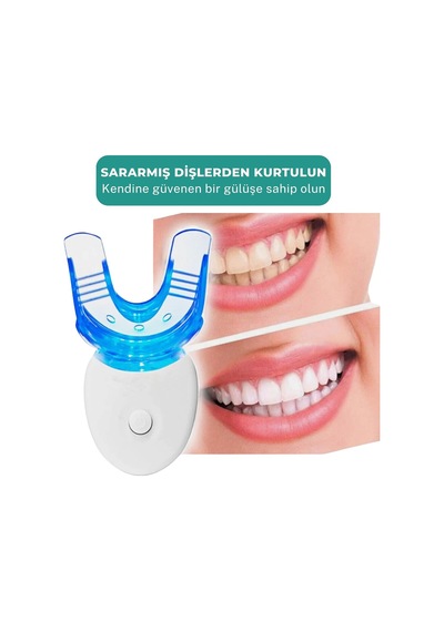 5 Led Işıklı Diş Beyazlatma Cihazı Ve 3 Adet Jel Seti