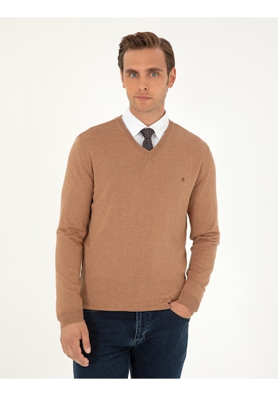 Pierre Cardin Erkek Camel Melanj Kazak /triko 50296622-vr122 Camel Melanj