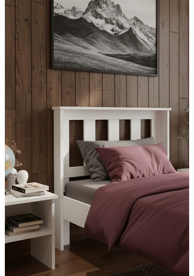 Stark Tek Kişilik Mdf Karyola Ve 2 Komodinli Set