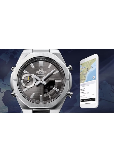Casio Edifice Ecb-s10d-8adf Telefon Bluetooth Bağlantılı Metalik