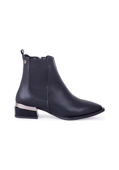Pierre Cardin 54006 Kadın Fermuarlı Kışlık Bot Siyah