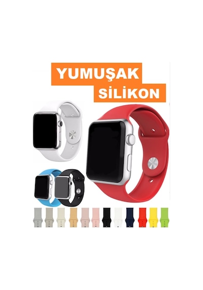 Apple Uyumlu  Watch 2 3 4 38-40-42-44 MM Kordon Kayış Aksesuar