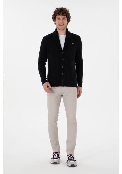 U.s. Polo Assn. Erkek Lacivert Hırka Triko 50297061-vr033 Lacivert