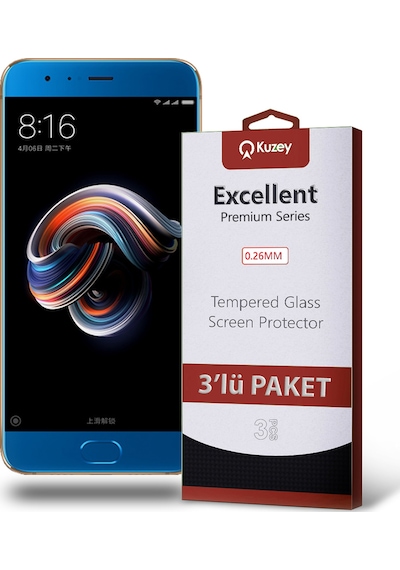 Xiaomi Redmi Note 3 ile Uyumlu Kırılmaz Temperli Ekran Koruyucu Cam Ekonomik 3'lü Paket