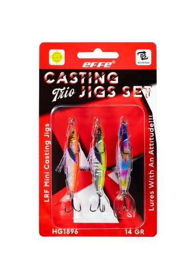Effe Hg1896 Lrf Mini Casting Trio Jigs Seti - 14 Gr