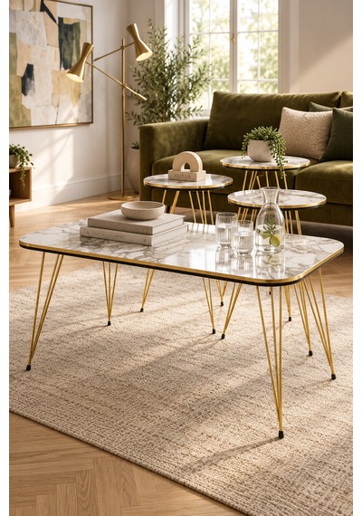 Odera Çift Gold Efes Beyaz Mermer Desenli Elips Orta Sehpa Ve Yuvarlak Zigon Sehpa 4'lü Set Gold Tel Metal Ayaklı Retro Modern Salon Sehpası Diğer Odera Çift Gold Efes Beyaz Mermer Desenli Elips Orta Sehpa Ve Yuvarlak Zigon Sehpa 4'lü Set Gold Tel Metal Ayaklı Retro Modern Salon Sehpası Diğer
