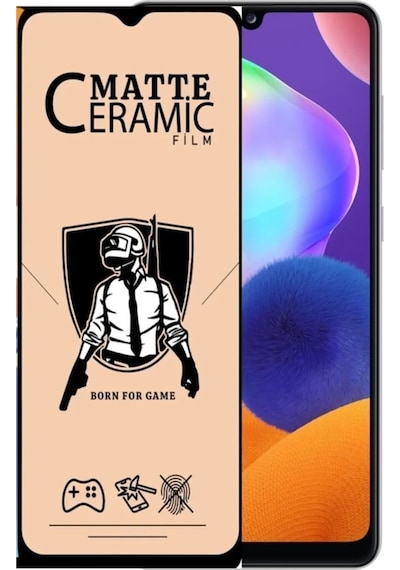 Samsung Galaxy A04 Uyumlu Mat Seramik Nano Kırılmaz Ekran Koruyucu - Anti Static Parmak İzi Bırakmaz