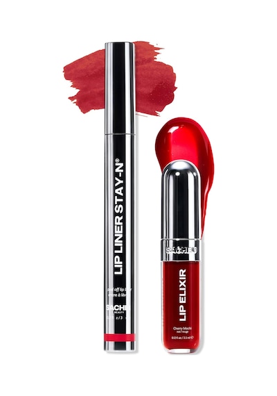Sacheu Line & Shine Lip Duo Uzun Süre Kalıcı Dudak Şekillendirme Ve Parlaklık Seti 2x3.5ml Set 70918240