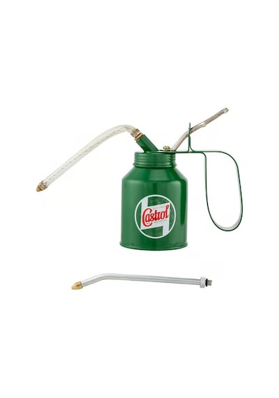 Retro Yağdanlık Yeşil Pompalı 200ml / Castrol