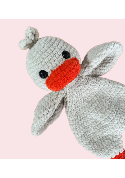 Byehandmade Amigurumi Uyku Arkadaşı Ördek Oyuncak