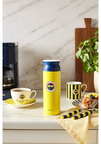Karaca X Fenerbahçe Lisanslı Logo Termos 500 Ml Sarı