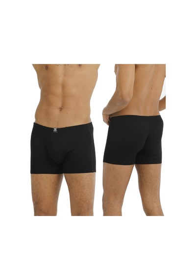 Tatkan - 3'lü - Erkek Bambu Sport Boxershort Siyah-siyah-siyah
