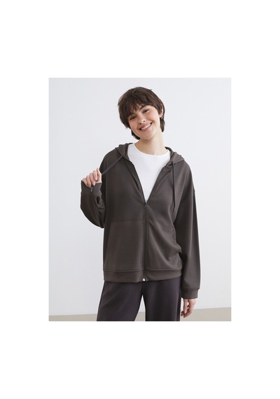 LC Waikiki Alıta Cıty Farkıyla Koor Sport Haki İnterlok Düz Kadın Fermuarlı Sweatshirt Haki - 924123920 Haki LC Waikiki Alıta Cıty Farkıyla Koor Sport Haki İnterlok Düz Kadın Fermuarlı Sweatshirt Haki - 924123920 Haki